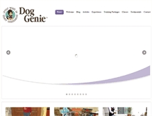 Tablet Screenshot of doggenie.com